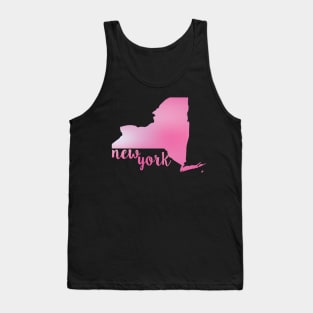 New York State pink Tank Top